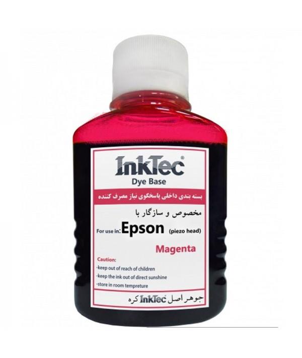 جوهر 100 سی سی اینک تک داخلی اپسون رنگ قرمز InkTec EPSON